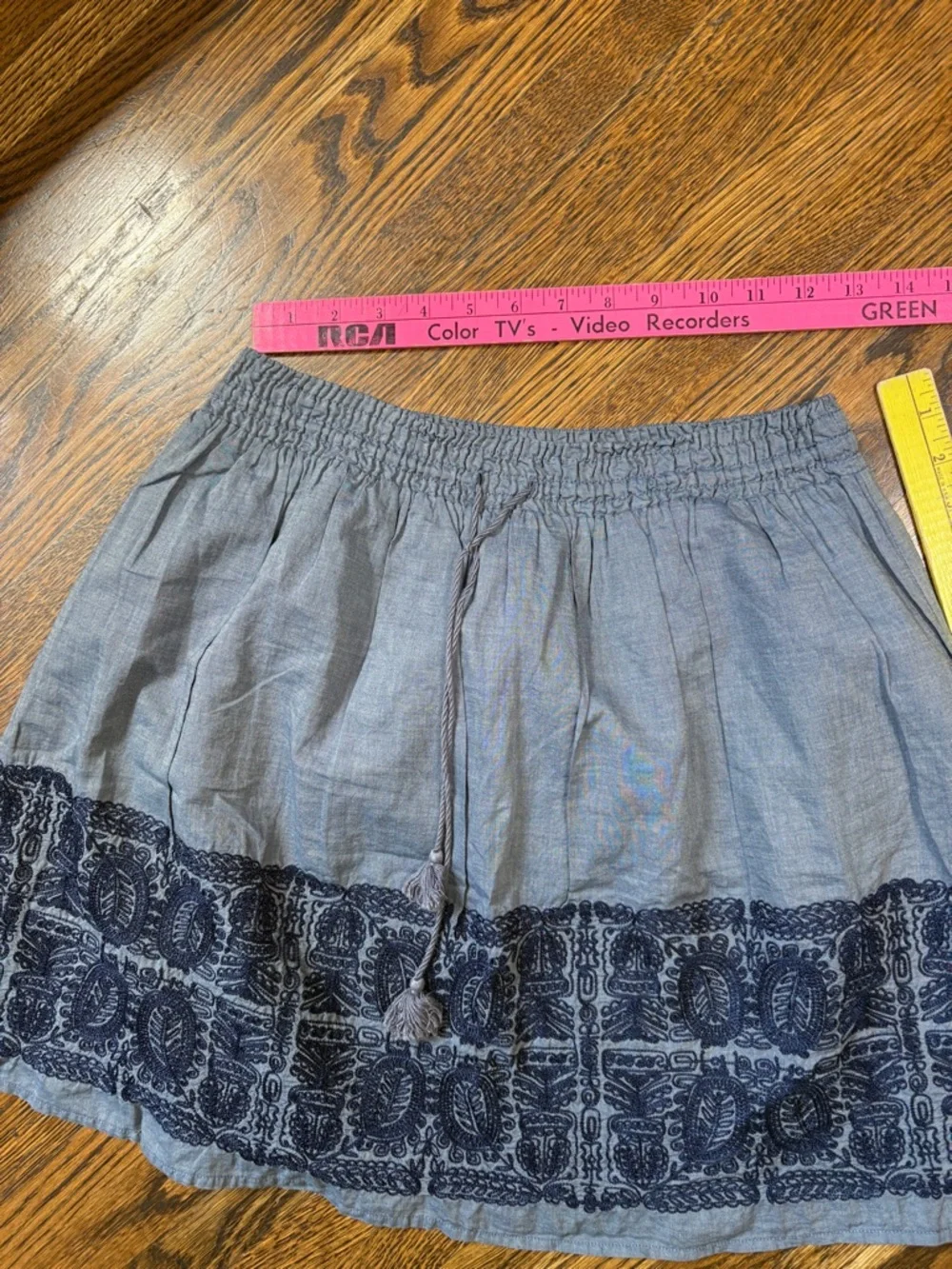 J.Crew short embroidered skirt size s